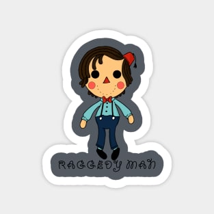 Raggedy Man Grey Sticker